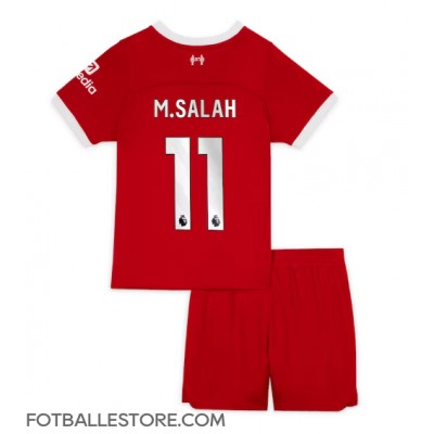 Liverpool Mohamed Salah #11 Hjemmedraktsett Barn 2023-24 Kortermet (+ Korte bukser)